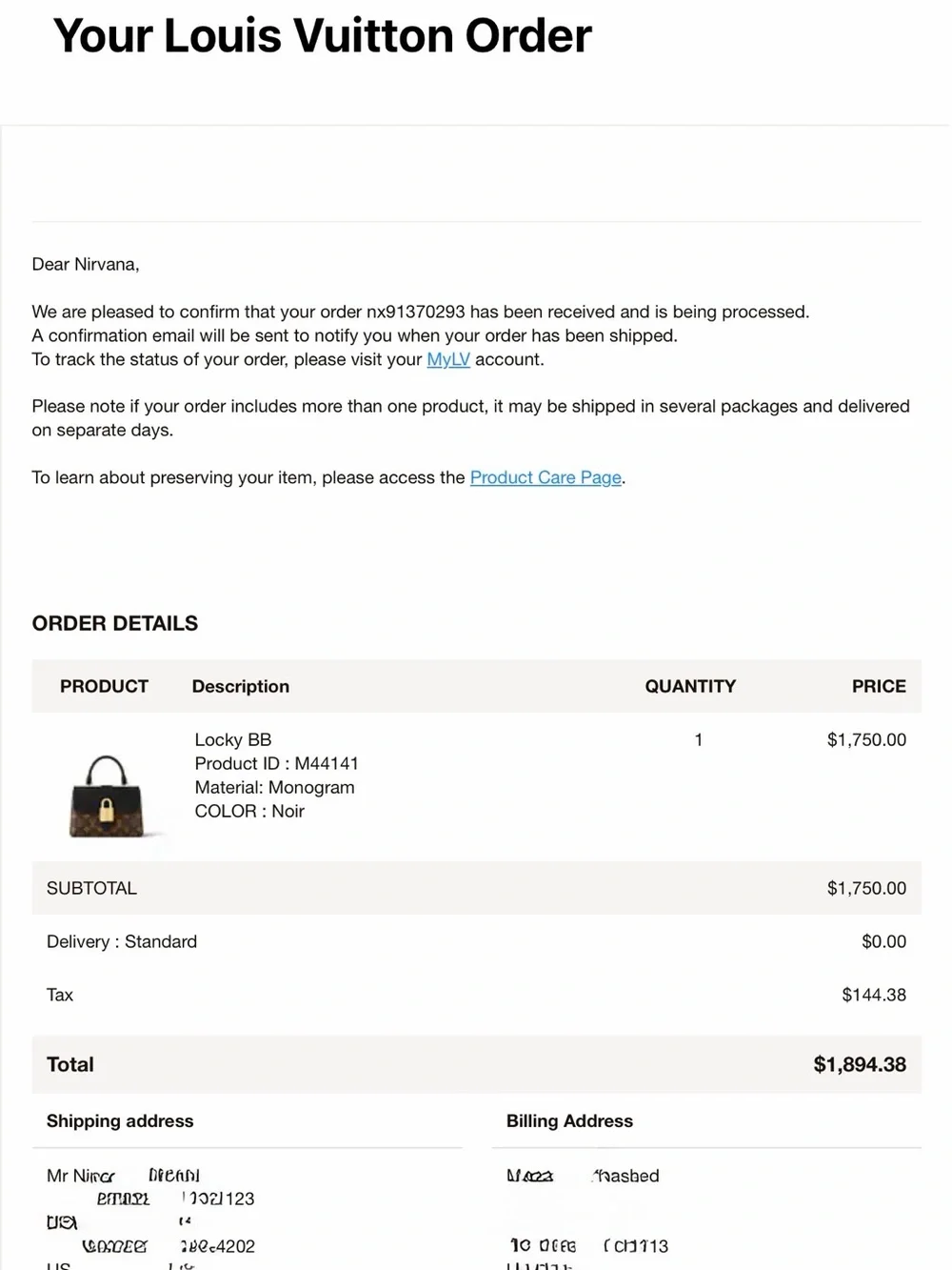 Louis Vuitton Brown Monogram Satchel with Black Flap and Gold Lock
